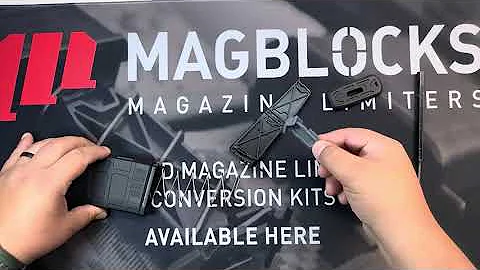 Magpul Pmag Gen M3 Magblock Limiter Installation by MagazineBlocks.com