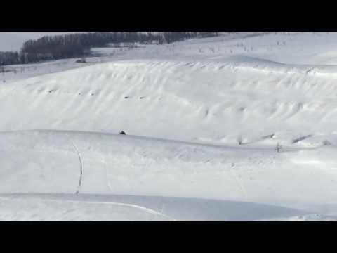YAMAHA RX-1 MTX и отрицательный козырёк снега при подъеме.