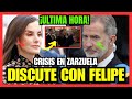 😱 ¡¡ESCÁNDALO EN ZARZUELA!! FELIPE VI PONE LÍMITES A LETIZIA Y SE FILTRA SU DISCUSIÓN 🔥