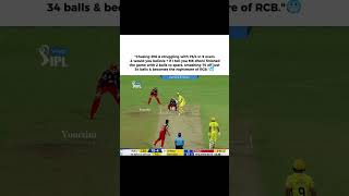 Nightmare of RCB as always 🥶 #shorts #viral #trending