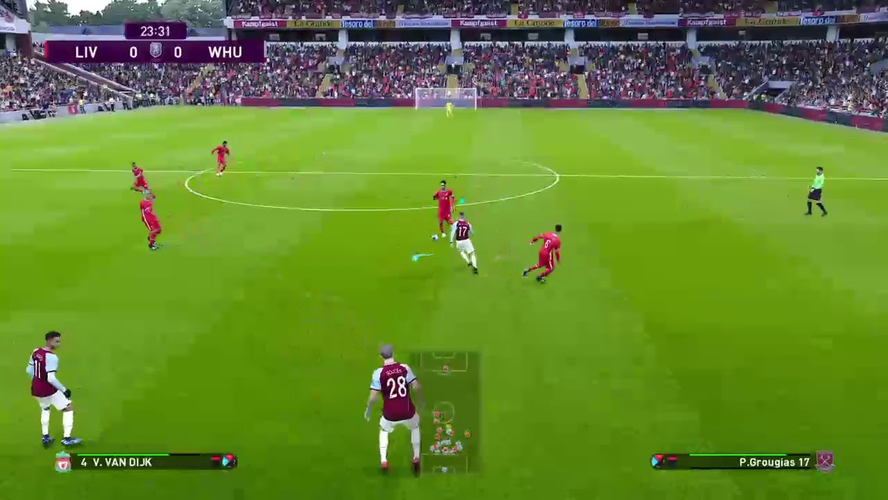 Pes  2021 live  but with my player  at west ham