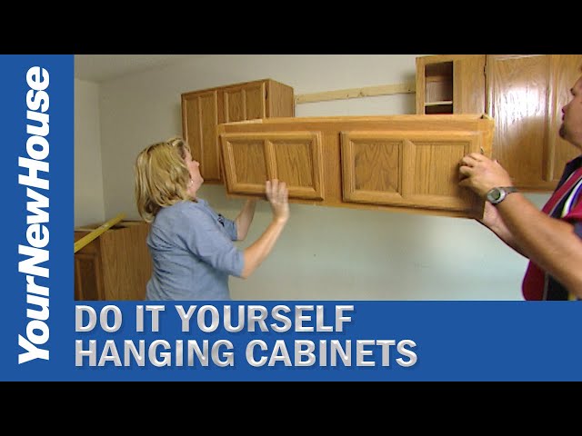 Step-by-step: how to install wall cabinets without studs