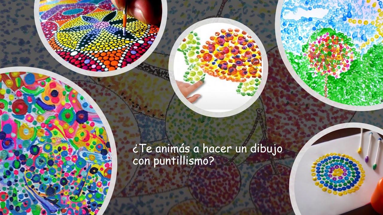 Puntillismo para niños - YouTube