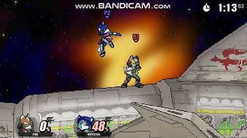 SUPER SMASH FLASH 2 (BETA 1.2) - Fox VS Krystal