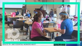 People over 75, essential workers next in line for COVID-19 vaccine