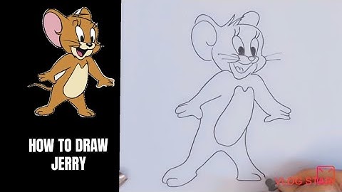 HOW TO DRAW JERRY STEP BY STEP