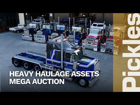 Heavy Haulage Assets Mega Auction | Pickles Auctions - video from Pickles