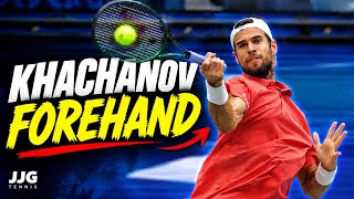 Karen Khachanov’s Forehand Technique Explained
