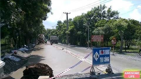 Kỹ thuật thi công đường giao thông bê tông xi măng tải trọng nặng