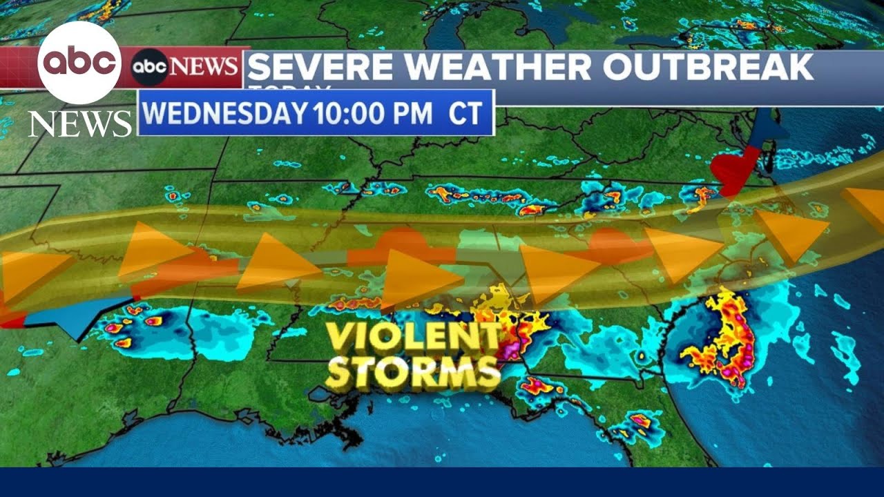 Severe weather and record heat expected in the Southeast