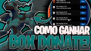 GANHE BOX DE DONATE FÁCIL!🔥🤯POKETIBIA MOBILE E PC 2026 BASE LENDA! POKE REAL!