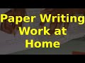 Paper writing work from home Interested WhatsApp join👇link in description