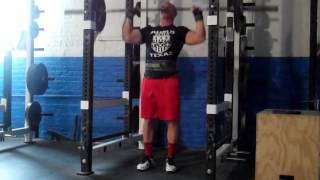 Jason Manenkoff Strict Overhead Press 135 x 18