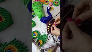 Macrame peacock flower pot/Macrame flower pot #shorts#yt#short#macrame Live highlight