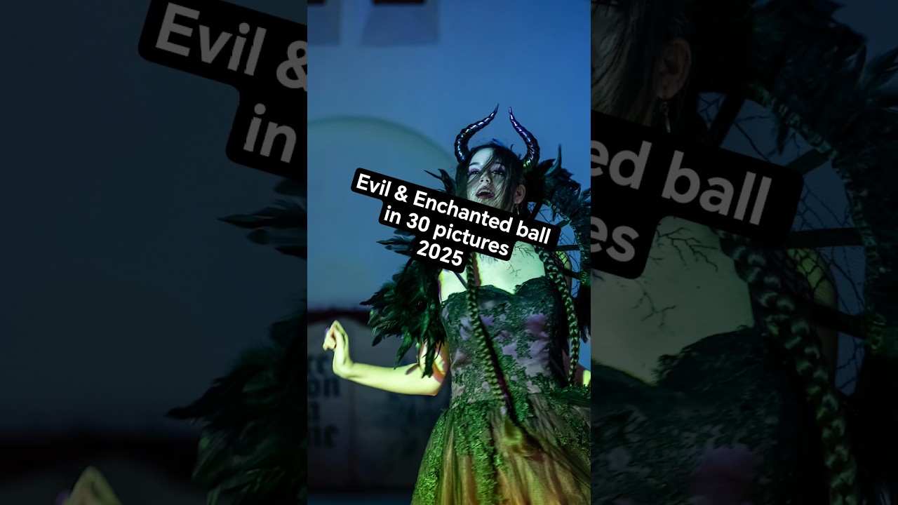 Fantasy ball Evil & Enchanted in 30 pictures 1 w/@nikkihatsunecosplay #shorts #fantasy #ball