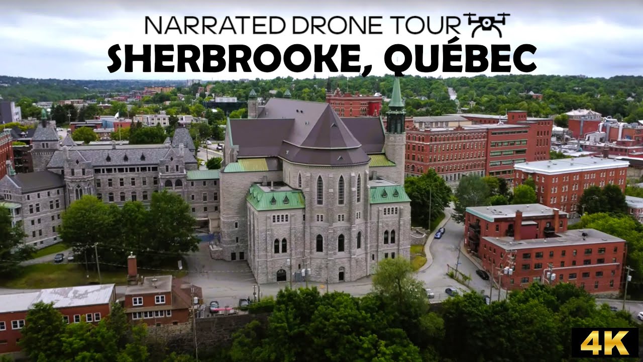 🌄 Шербрук, Квебек ✨ 4K Drone