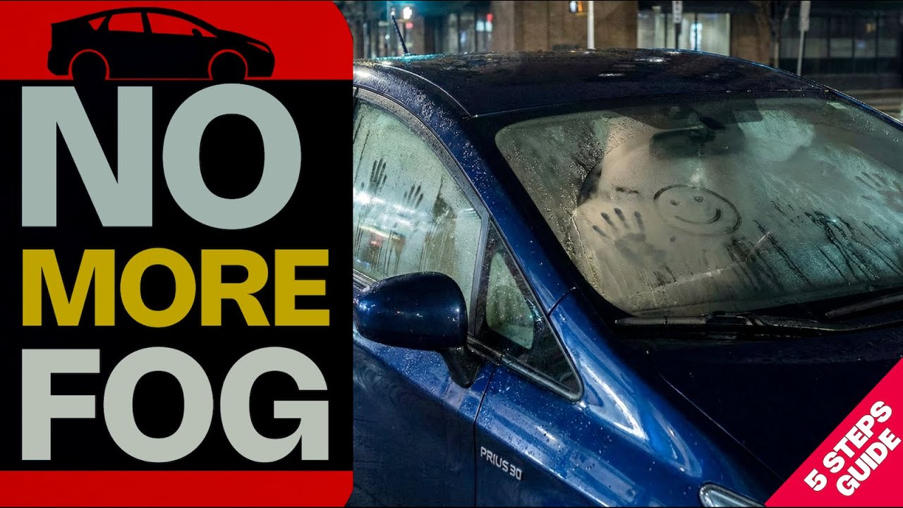 Stop Morning Fog! How to remove fog from windshield in car!