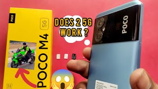 Poco M4 5g ; Dual Sim installation , does 2 5g work ? look 🙈 Design 🔥🔥 Kasa laga