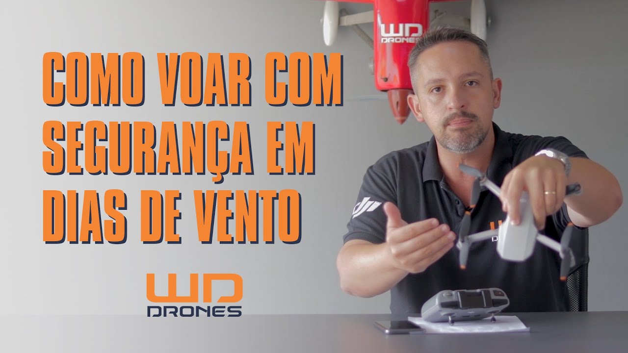 Como voar com seu drone em segurança em dias de vento forte
