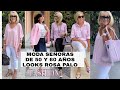 COMO COMBINAR EL ROSA PALO MODA PARA SEÑORAS DE 50 60 Y 70 AÑOS IDEAS PARA VESTIR MODERNAS