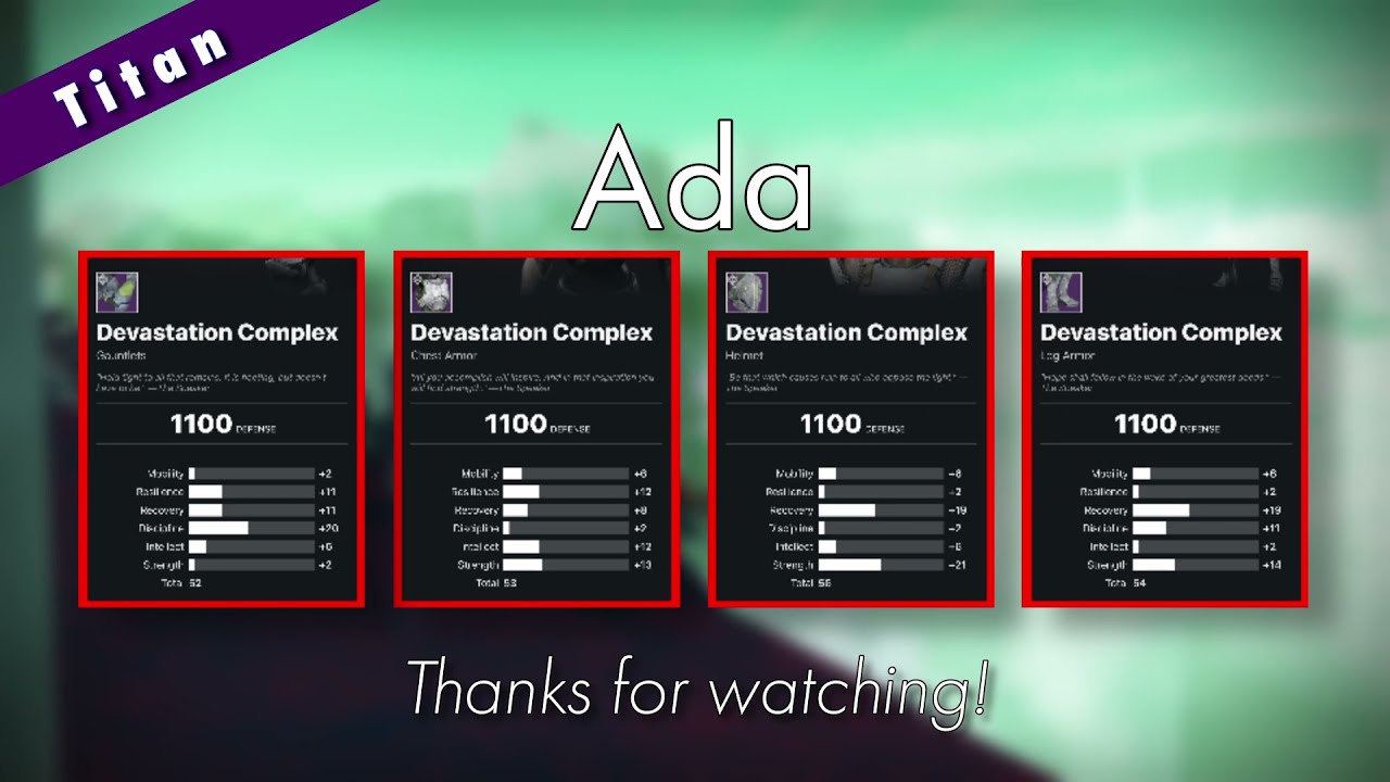 Weekly Vendor Armor Rolls Reset in Under 1 Minute | Jan 4th, 2022 - Destiny 2