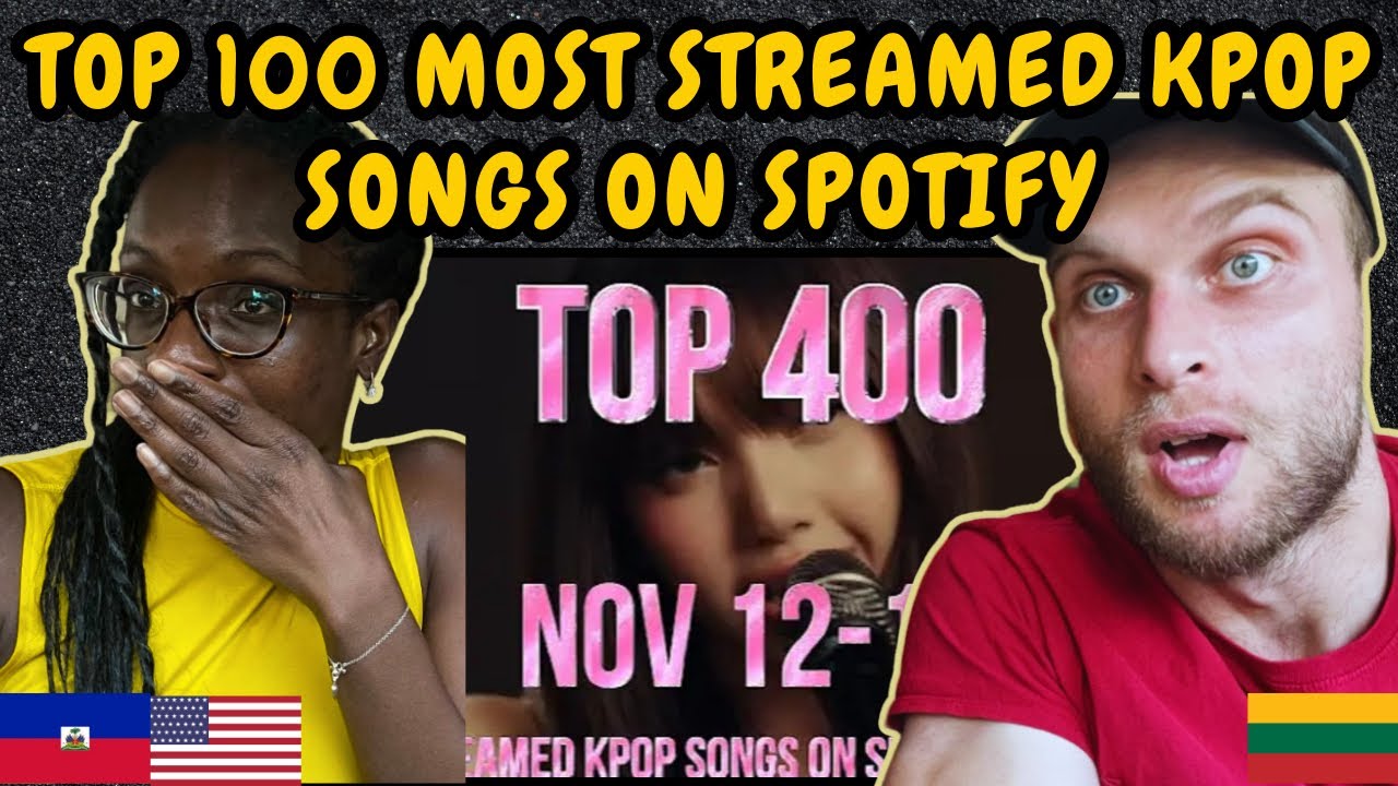 REACTION TO TOP 100 MOST STREAMED KPOP SONGS ON SPOTIFY OF ALL TIME ...