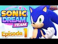 Sonic Dream Team Gameplay Walkthrough Part 1 - Scrambled Shores! Sonic & Amy!