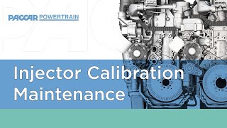 Verify the injector calibration