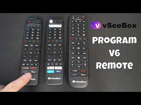 How To Program vSeeBox V6 Remote - All V6 Models