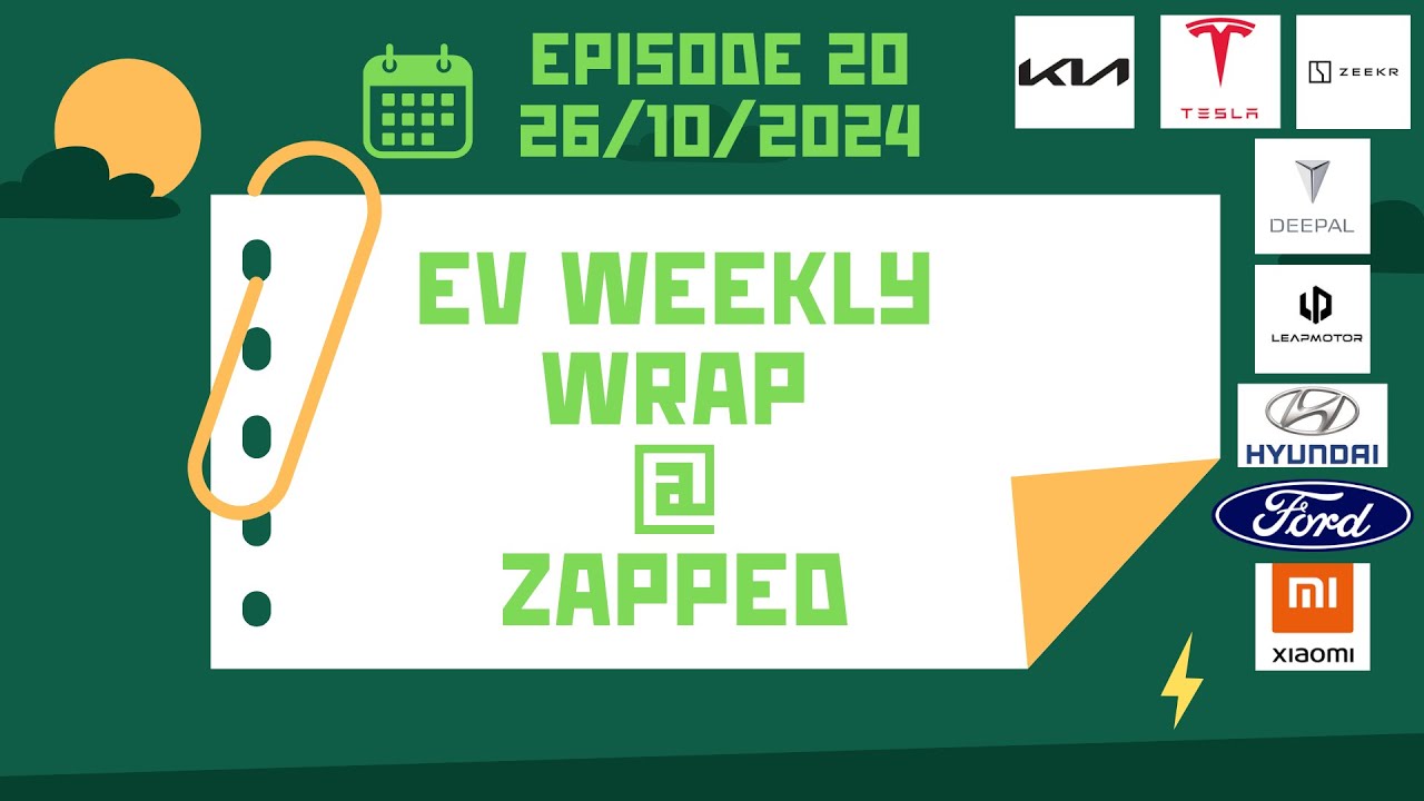 The EV Weekly Wrap - Australia - Episode 20 - 26th October 2024 - YouTube