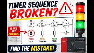 PLC Timer Sequence Not Working Find the Programming Mistakes