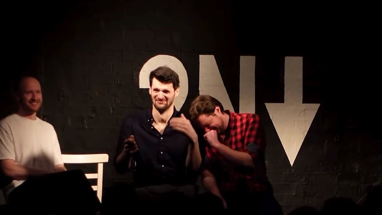 Tom making Sam laugh