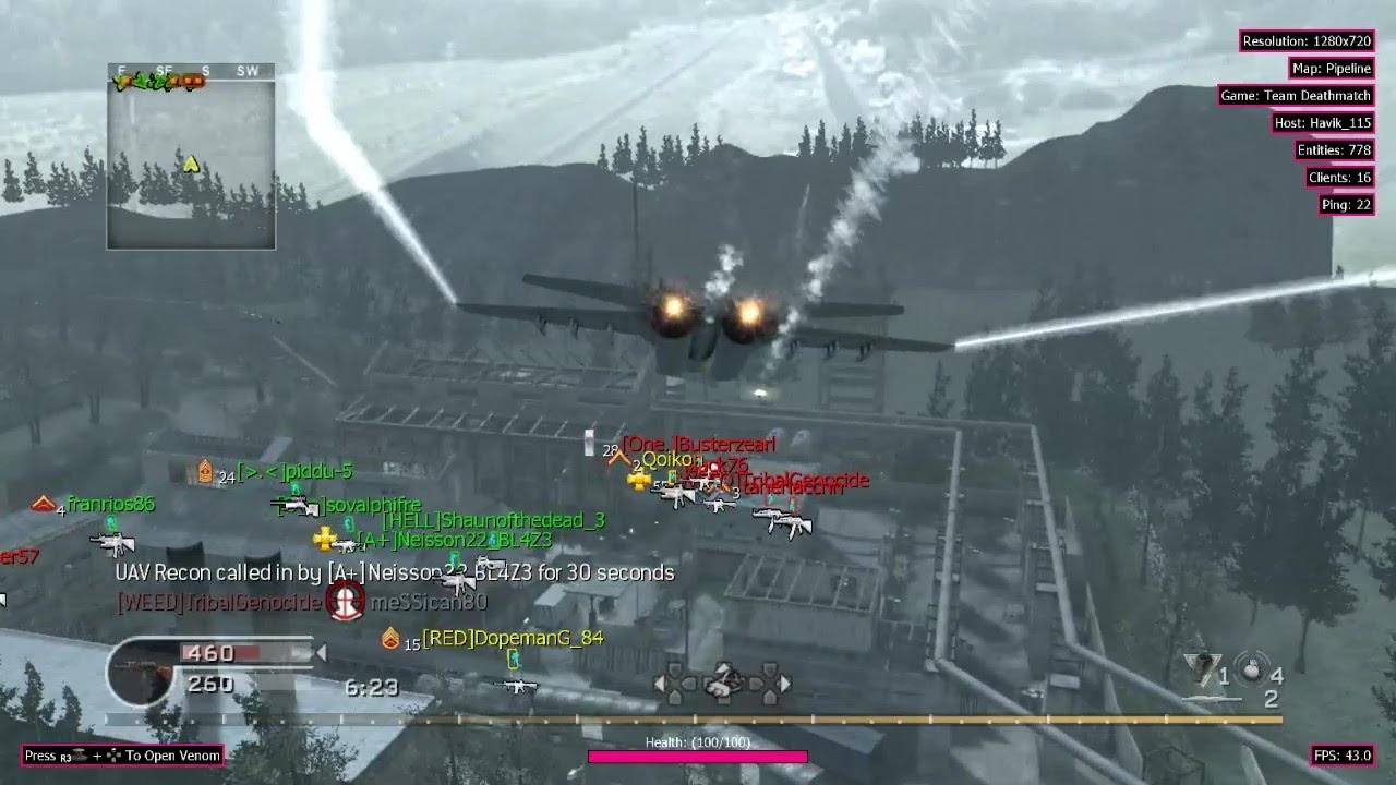 Cod 4 HOST - Hen Jailbreak Venom menu Online