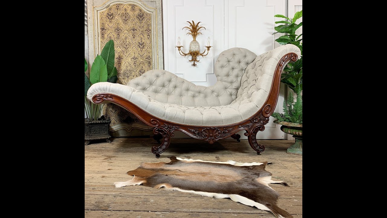 Rococo Revival John Henry Belter Meridienne