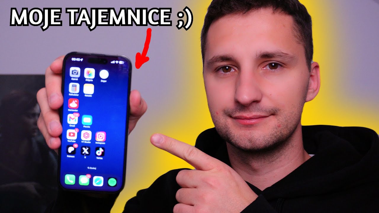 ASMR po polsku 🇵🇱 - Co jest na moim iPhonie 14 Pro? | szept, ciche mówienie na sen i relaks