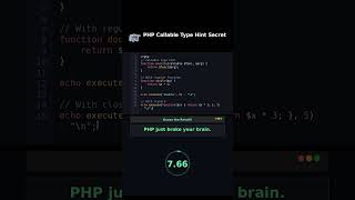 PHP Callable Type Hint Secret #phpquiz