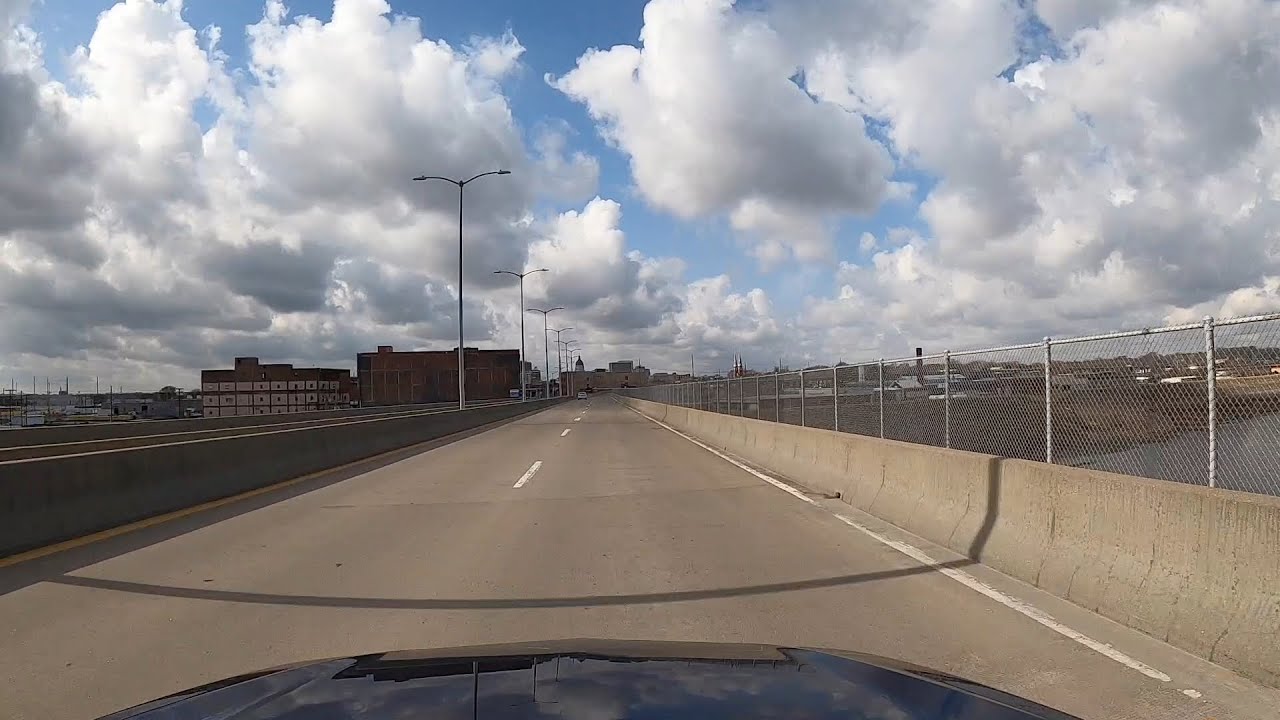Topeka, Kansas Driving the North Kansas Avenue Bridge YouTube