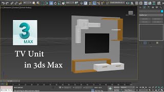 TV unit modeling in 3ds max TV unit modeling in 3ds max