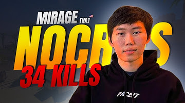NOCRIES on FACEIT [MIRAGE] – 34/13/5 | Solo POV, Utility & Voice Comms [ENG]
