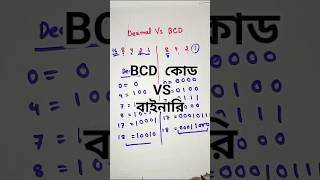 Binary & BCD Code Explained | ICT Number System Bangla||Binary vs BCD Code #hscictchapter3 #hsc_ict