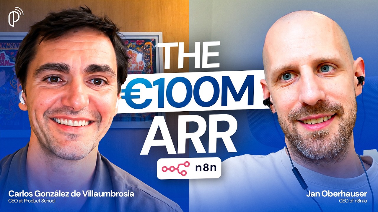 Thumbnail for The AI Product Rule That Grew n8n to $100M ARR | Jan Oberhauser, CEO n8n