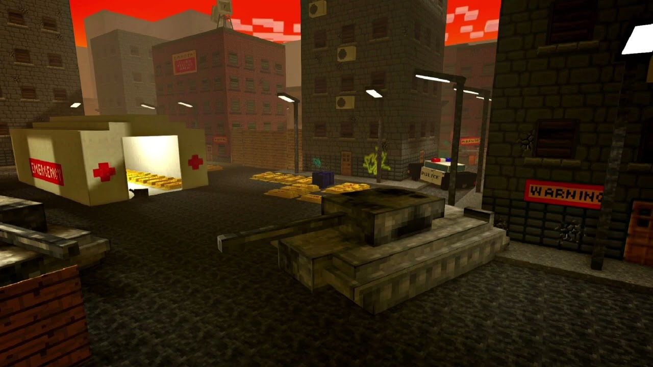 City Of The Dead/City - Pixel Gun 3D (High Quality)