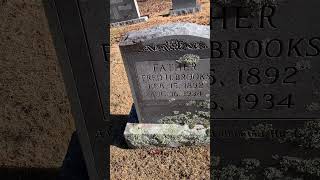 Aaron Brooks 1852-1939 Wife Marry J. Brooks 1861-1941 #familytree #grave #graves #cemeterylovers