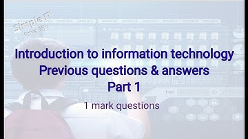 Introduction to information technology || previous question and answer || Kerala university || B.Com
