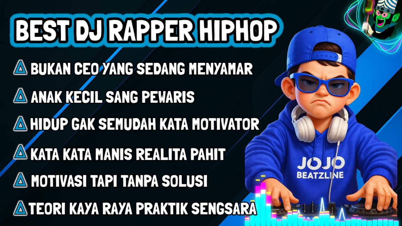 BEST DJ RAPPER HIPHOP || HIDUP GAK SEMUDAH MOTIVATOR || ANAK KECIL SANG PEWARIS #djhiphop #djviral