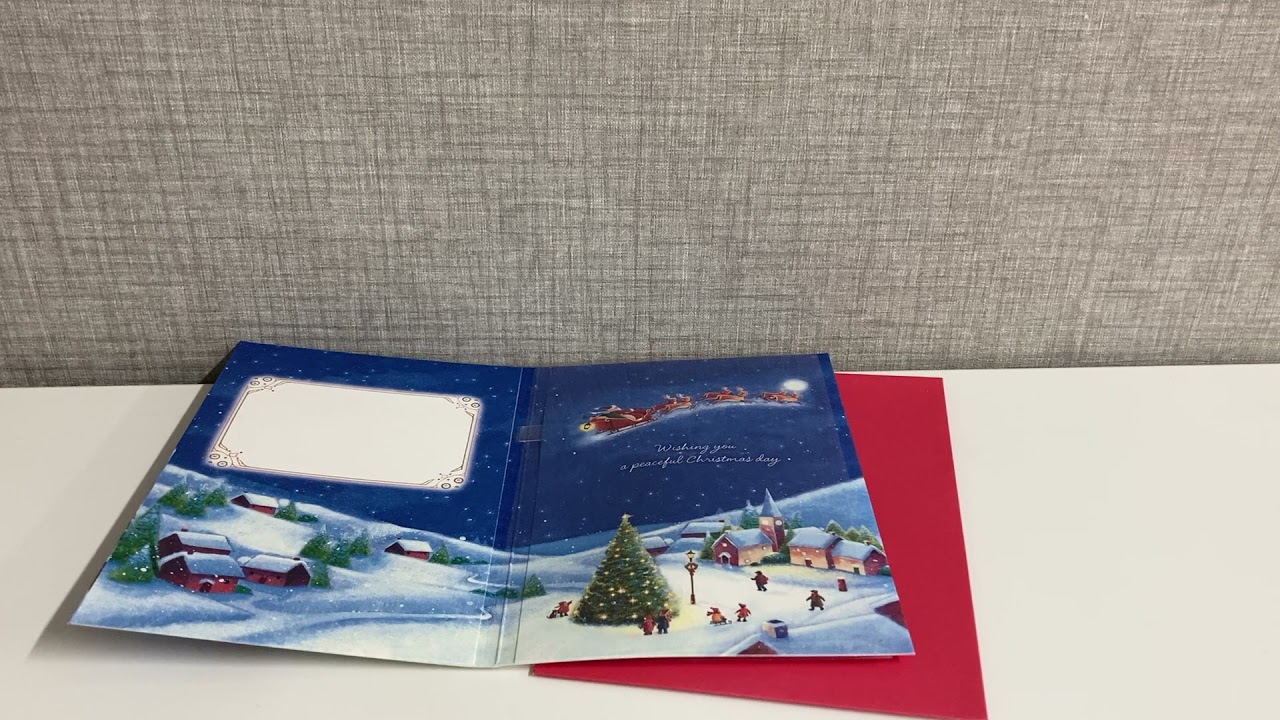 クリスマスの夜Ⅱ【二つ折りクリスマスオルゴールカード】｜日本ホール