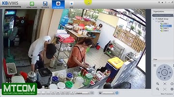 MTCom - Demo hình ảnh camera quan sát Quán Cafe tại Mỹ Tho Tiền Giang