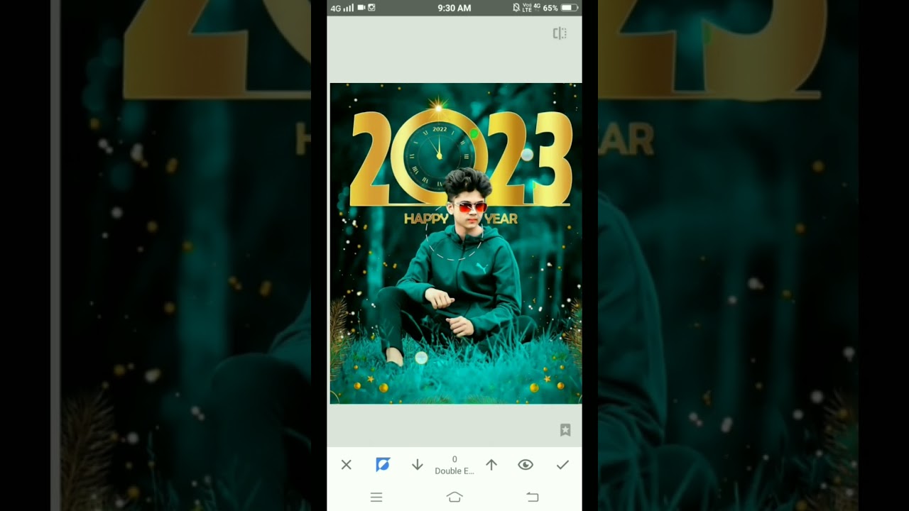 Happy New year 2023 photo Editing in snapseed ll Happy New year photo Editing 