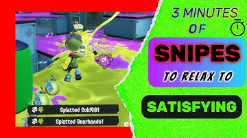 Splatfest Sniping Montage - Satisfying Clips to Watch When Stressed Out - Splatoon 3