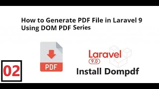 (02) Install Dompdf in Laravel | How to Generate PDF in Laravel with DOMPDF